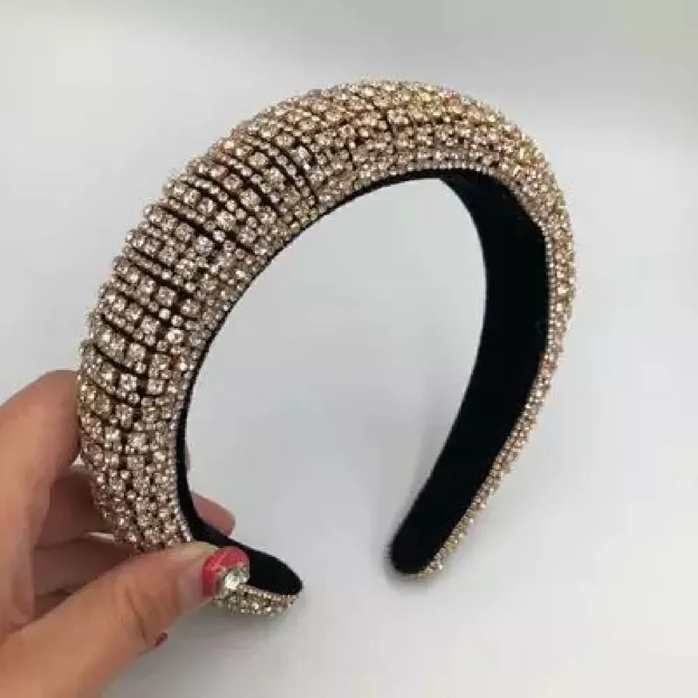 Rhinstone Headband- 6 colors available